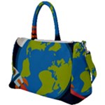 Spaceship Design Duffel Travel Bag