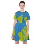 Spaceship Design Sailor Dress
