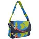 Spaceship Design Courier Bag
