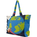 Spaceship Design Simple Shoulder Bag