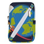 Spaceship Design Belt Pouch Bag (Small)