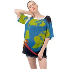 Oversized Chiffon Top 