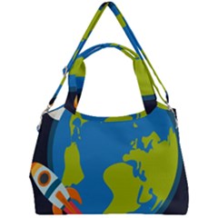Double Compartment Shoulder Bag 