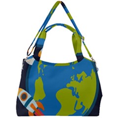 Double Compartment Shoulder Bag 
