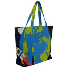 Zip Up Canvas Bag 