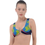 Spaceship Design Ring Detail Bikini Top
