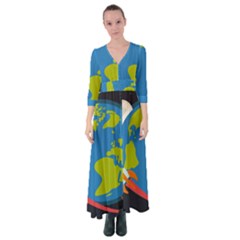 Button Up Maxi Dress 