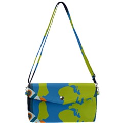 Removable Strap Clutch Bag 