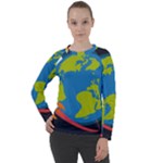 Spaceship Design Women s Long Sleeve Raglan T-Shirt