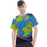 Spaceship Design Men s Sport Top