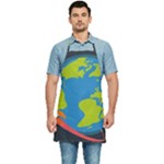 Spaceship Design Kitchen Apron