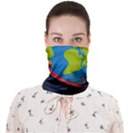 Spaceship Design Face Covering Bandana (Adult)
