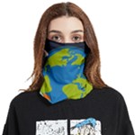 Spaceship Design Face Covering Bandana (Two Sides)