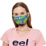 Spaceship Design Crease Cloth Face Mask (Adult)