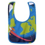 Spaceship Design Baby Bib