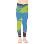 Spaceship Design Kids  Classic Winter Leggings