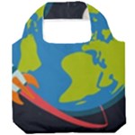 Spaceship Design Foldable Grocery Recycle Bag