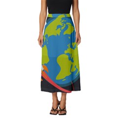 Classic Midi Chiffon Skirt 