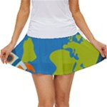 Spaceship Design Women s Skort