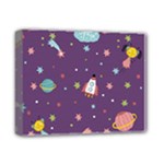 Space Travels Seamless Pattern Vector Cartoon Deluxe Canvas 14  x 11  (Stretched)