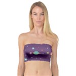 Space Travels Seamless Pattern Vector Cartoon Bandeau Top
