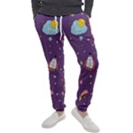 Space Travels Seamless Pattern Vector Cartoon Men s Jogger Sweatpants