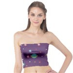 Space Travels Seamless Pattern Vector Cartoon Tube Top