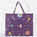 Zipper Large Tote Bag 