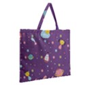 Zipper Large Tote Bag 