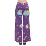 Space Travels Seamless Pattern Vector Cartoon So Vintage Palazzo Pants