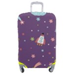Space Travels Seamless Pattern Vector Cartoon Luggage Cover (Medium)