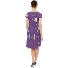 Cap Sleeve Midi Dress 