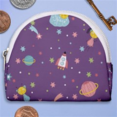 Horseshoe Style Canvas Pouch 