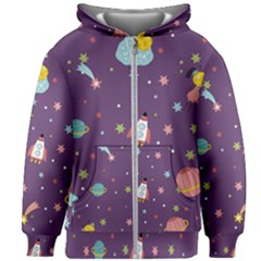 Kids  Zipper Hoodie Without Drawstring 