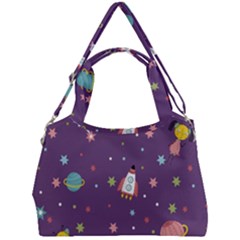 Double Compartment Shoulder Bag 