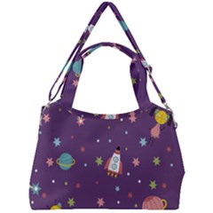Double Compartment Shoulder Bag 
