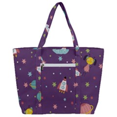 Zip Up Canvas Bag 