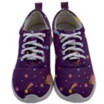 Space Travels Seamless Pattern Vector Cartoon Mens Athletic Shoes