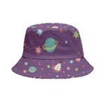 Space Travels Seamless Pattern Vector Cartoon Inside Out Bucket Hat