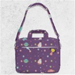 Space Travels Seamless Pattern Vector Cartoon MacBook Pro 13  Shoulder Laptop Bag 