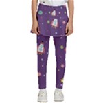 Space Travels Seamless Pattern Vector Cartoon Kids  Skirted Pants