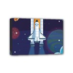 Spaceship Milkyway Galaxy Mini Canvas 6  x 4  (Stretched)