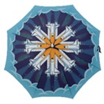 Spaceship Milkyway Galaxy Straight Umbrellas
