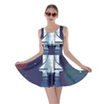 Spaceship Milkyway Galaxy Skater Dress