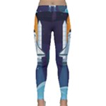 Spaceship Milkyway Galaxy Classic Yoga Leggings