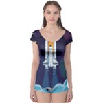 Spaceship Milkyway Galaxy Boyleg Leotard 
