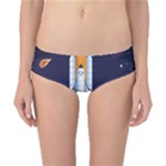 Spaceship Milkyway Galaxy Classic Bikini Bottoms