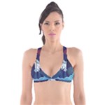 Spaceship Milkyway Galaxy Plunge Bikini Top
