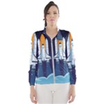 Spaceship Milkyway Galaxy Women s Windbreaker