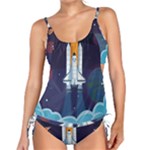 Spaceship Milkyway Galaxy Tankini Set